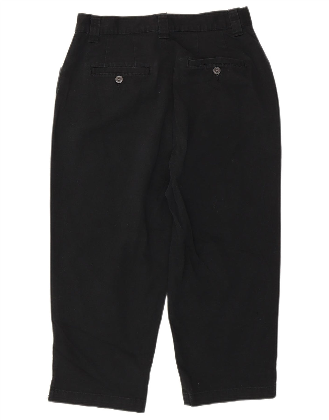 Pantaloni capri affusolati a vita alta da donna LEE US 6 medi W30 L20 neri