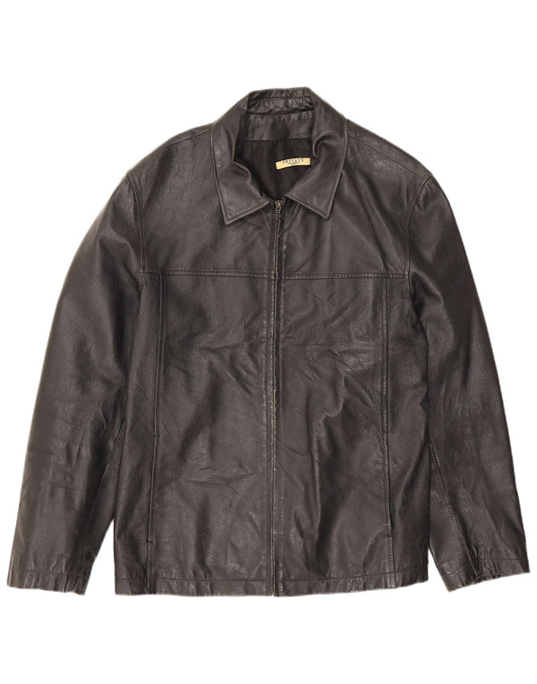 Giacca in pelle da uomo privata IT 52 XL Nera