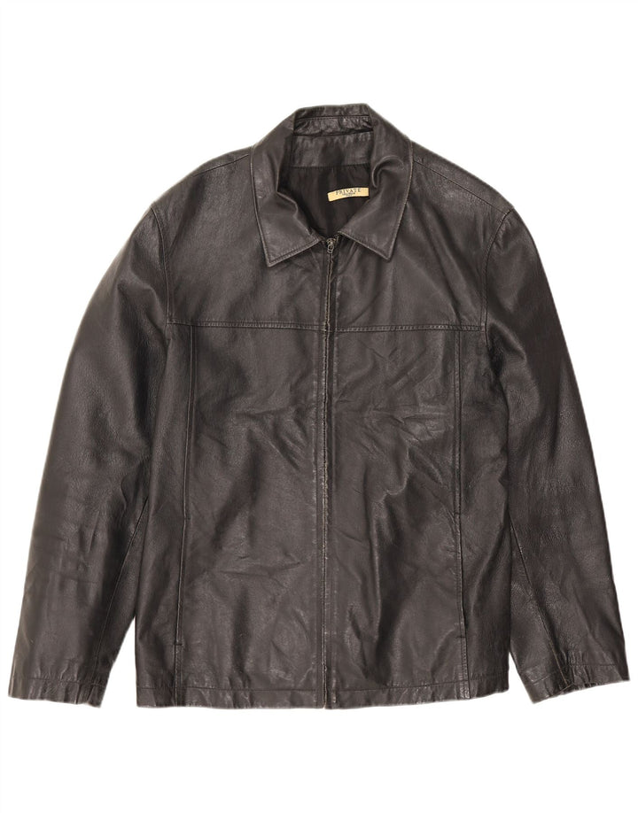 Giacca in pelle da uomo privata IT 52 XL Nera