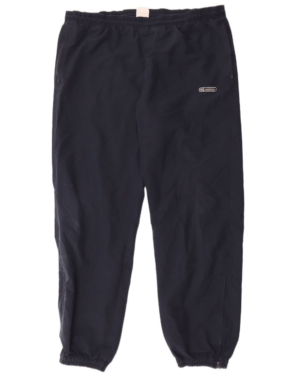 Pantaloni giacca a vento Adidas da uomo 2XL poliestere blu navy