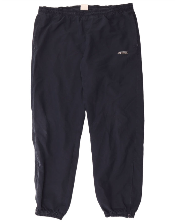 Pantaloni giacca a vento Adidas da uomo 2XL poliestere blu navy