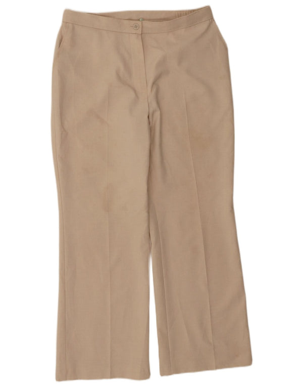 Pantaloni casual corti da donna Marks & Spencer UK 14 Large W34 L28 Beige