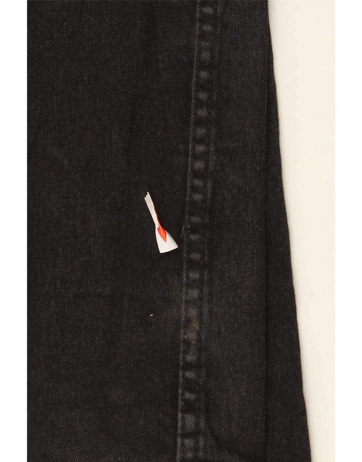 Levi's Uomo 527 Jeans Bootcut W30 L32 Cotone Nero