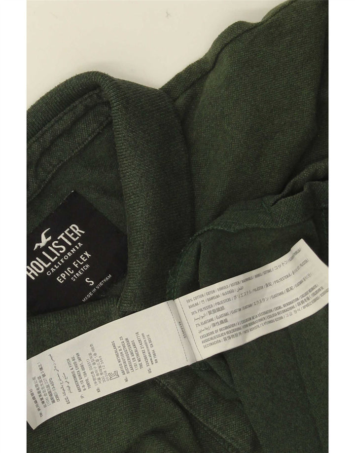 Polo Hollister da uomo piccola in cotone verde