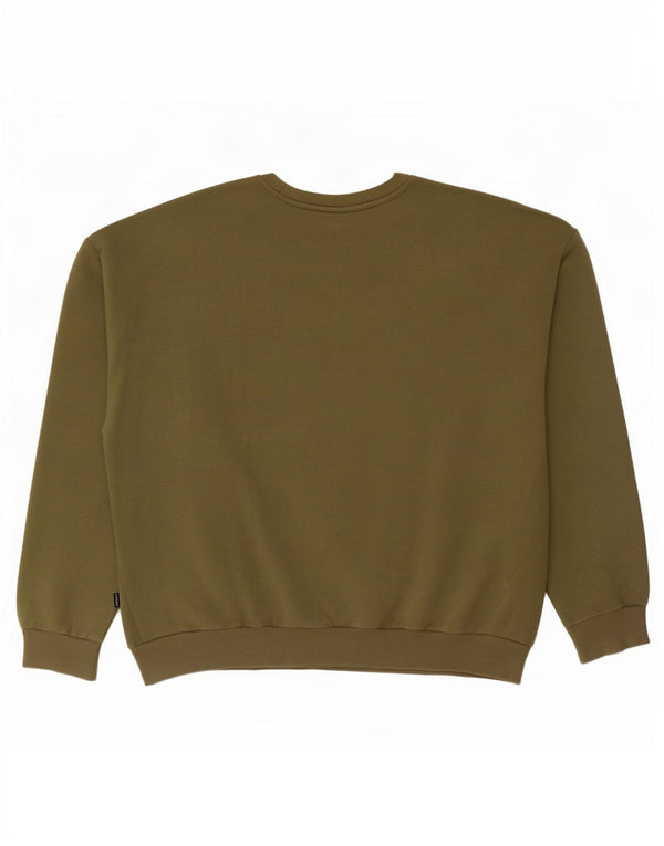 Puma Mens Graphic Sweatshirt Jumper XL Khaki Cotton