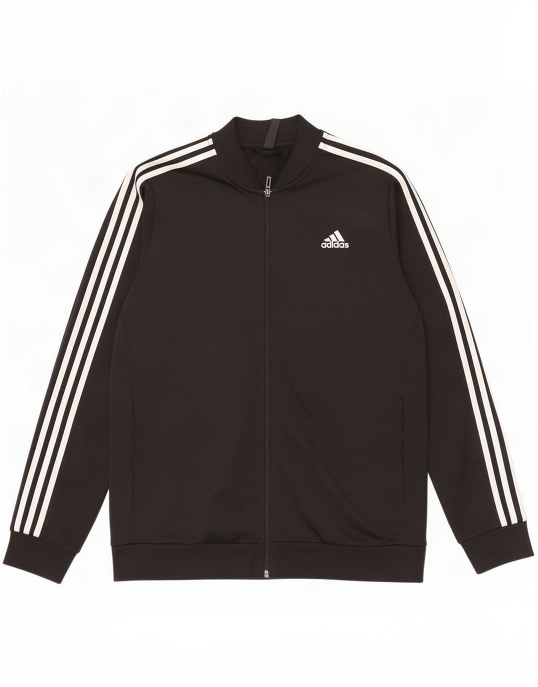 Giacca da tuta da uomo Adidas Large nera in poliestere
