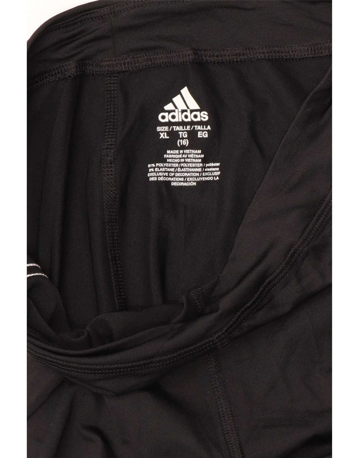 Leggings Adidas Bambina 15-16 anni XL Nero Poliestere