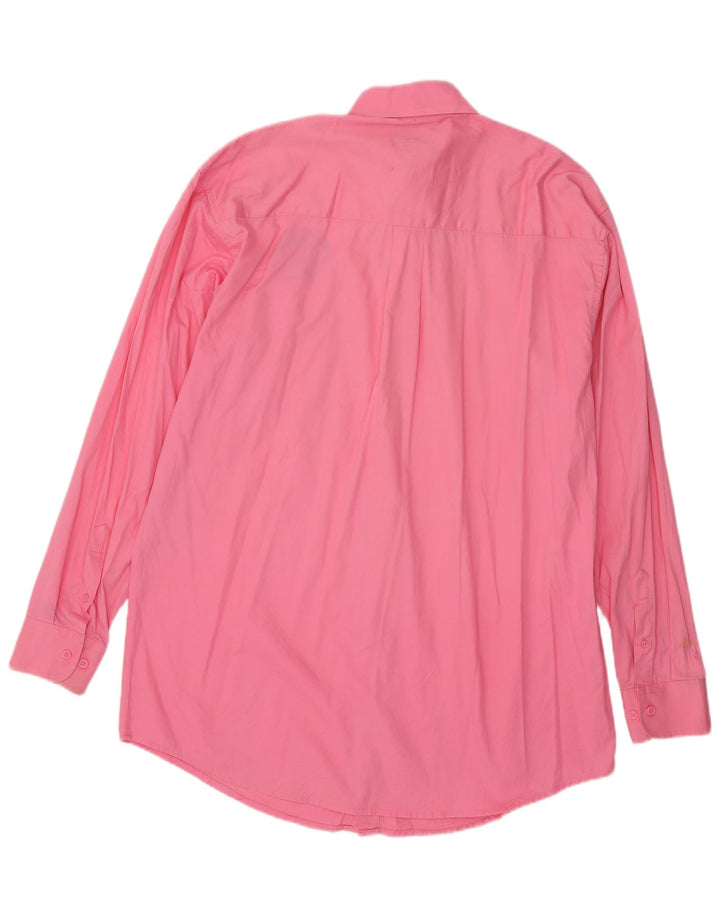 Camicia alta da uomo Wrangler grande in cotone rosa