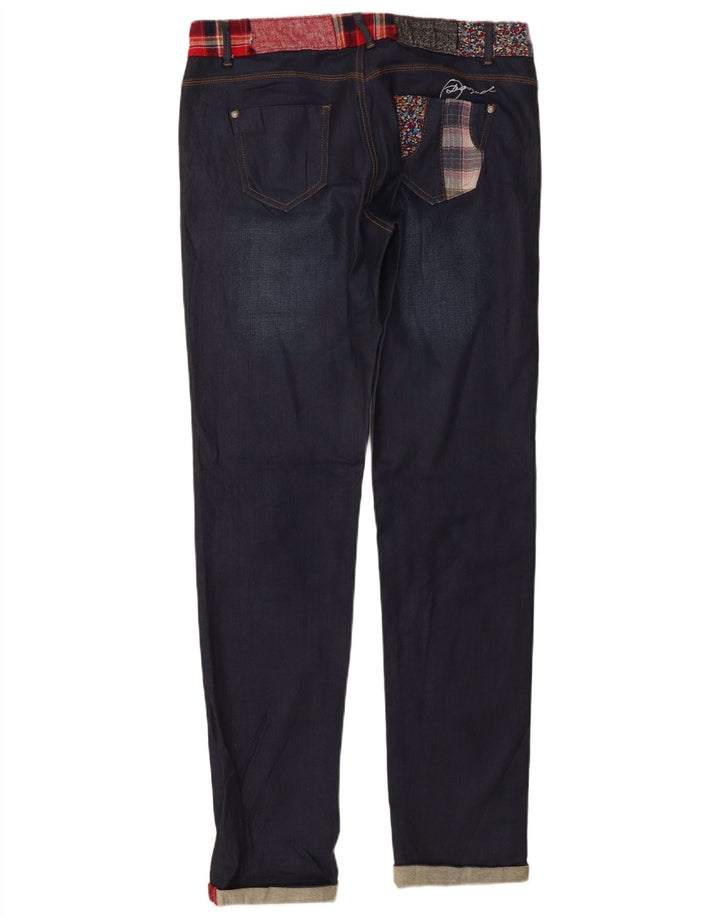 Jeans slim da donna Desigual W34 L33 cotone blu navy
