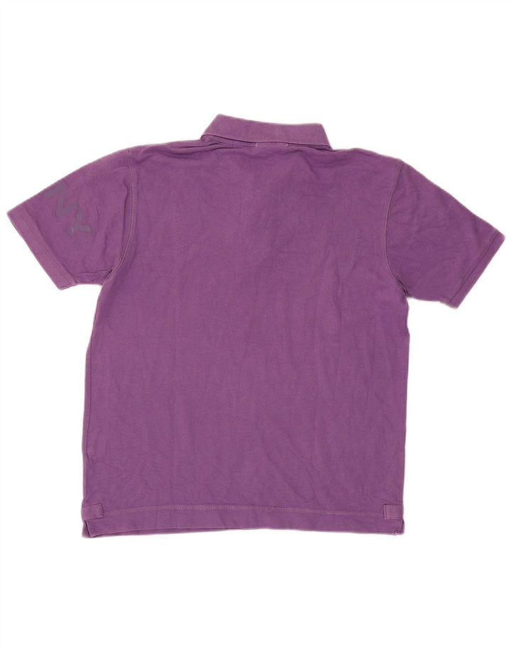 Polo da uomo Dkny in cotone viola medio