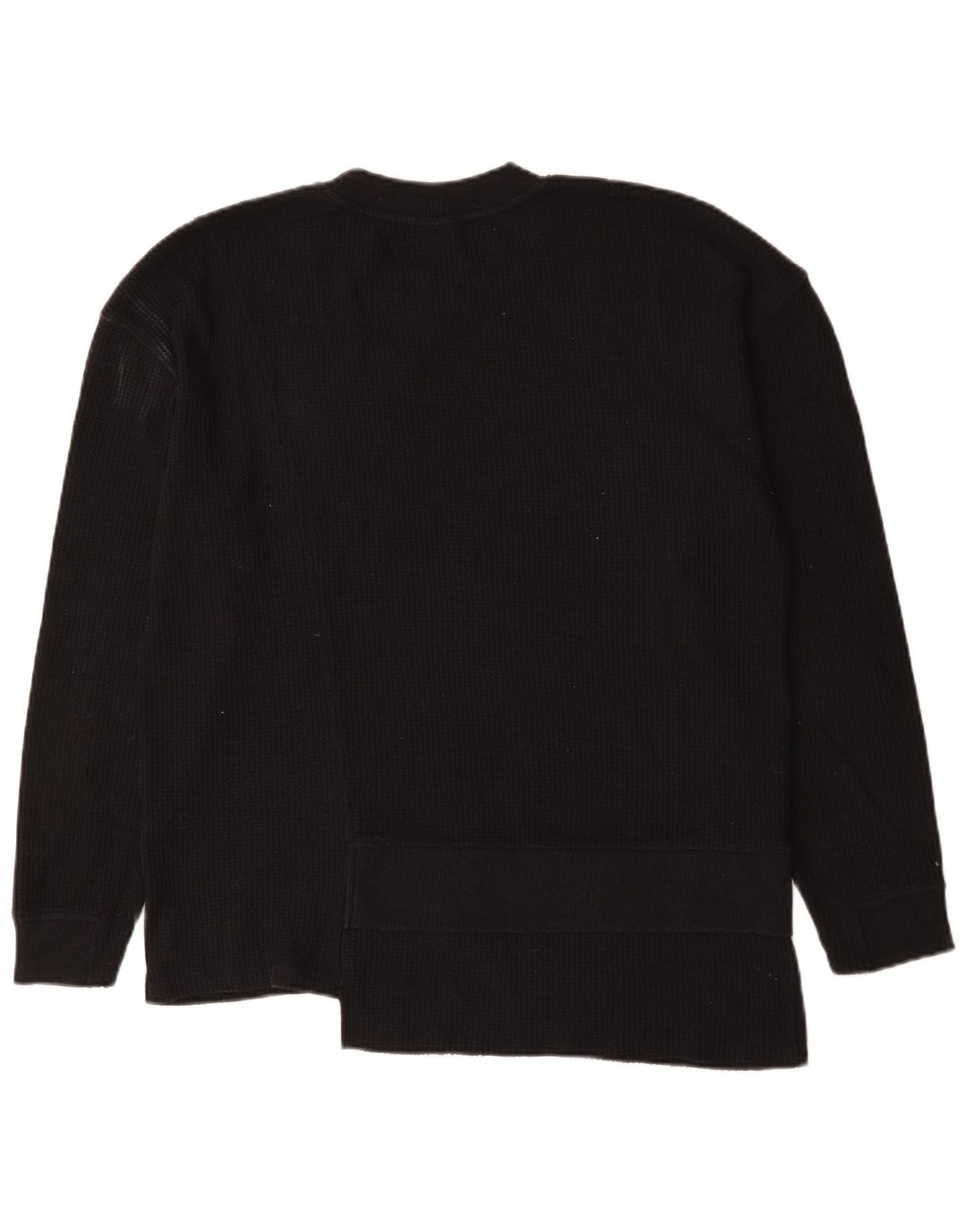 Maglione maglione girocollo da uomo Zara in cotone nero medio