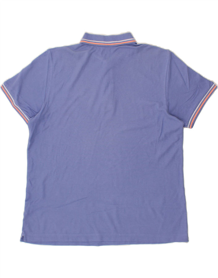 LOTTO Mens Polo Shirt Large Blue Cotton Vintage Lotto and Second-Hand Lotto from Messina Hembry 