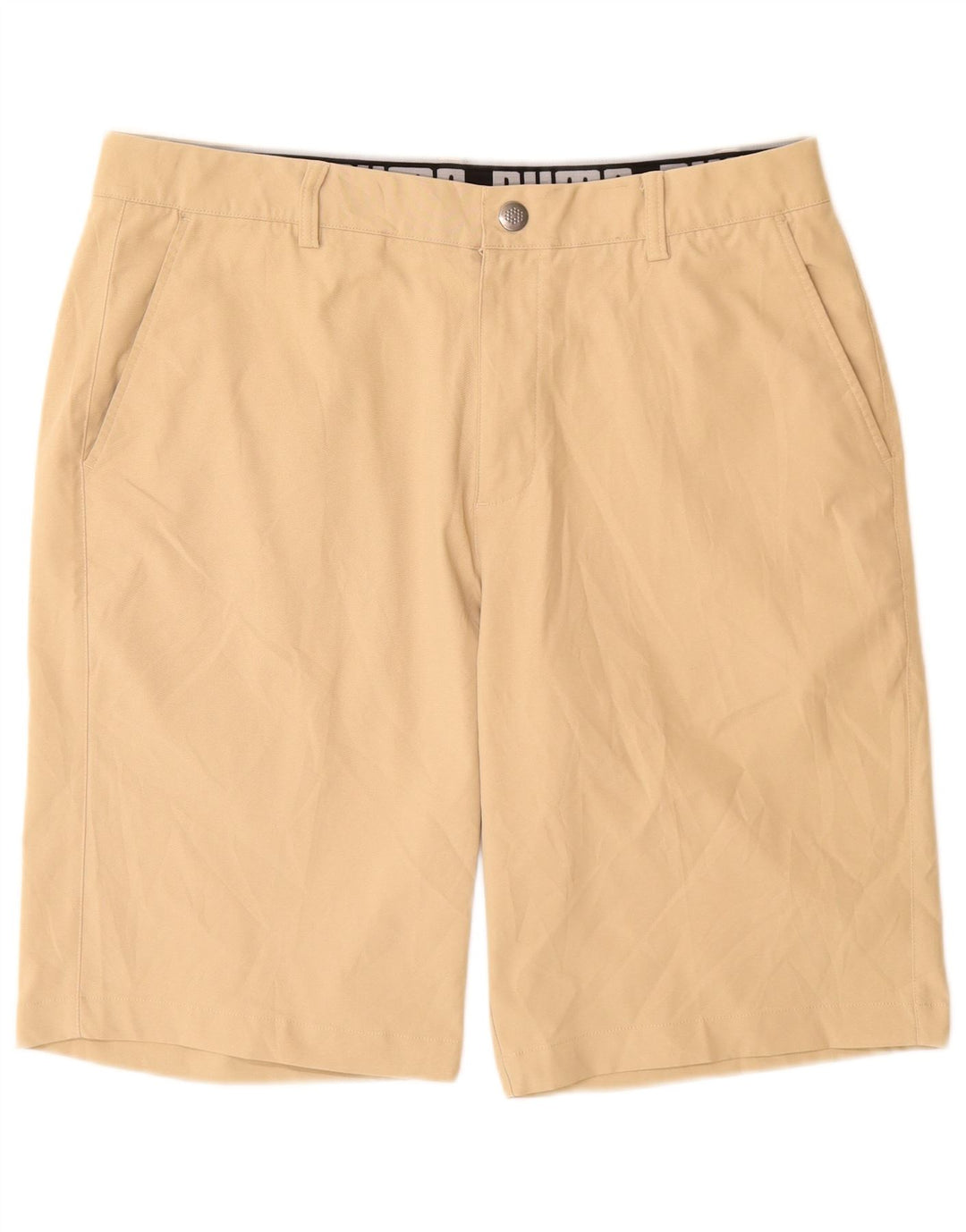 Pantaloncini chino da uomo PUMA W36 Large Beige Poliestere