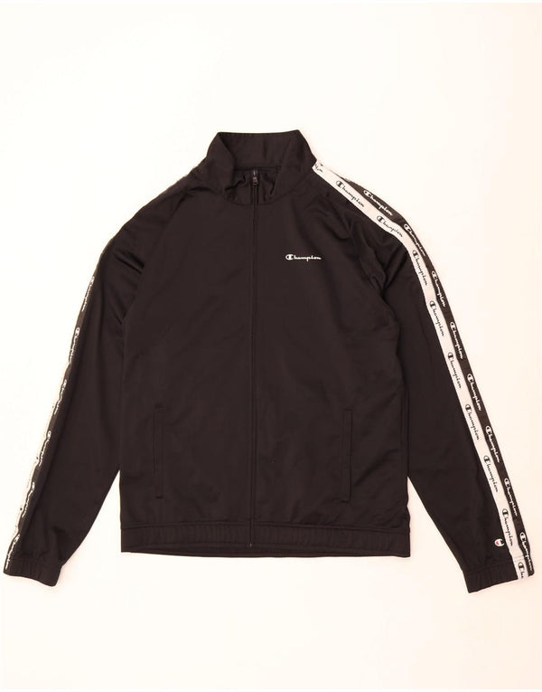 Giacca sportiva da uomo con grafica Champion XL XL Poliestere color block nero