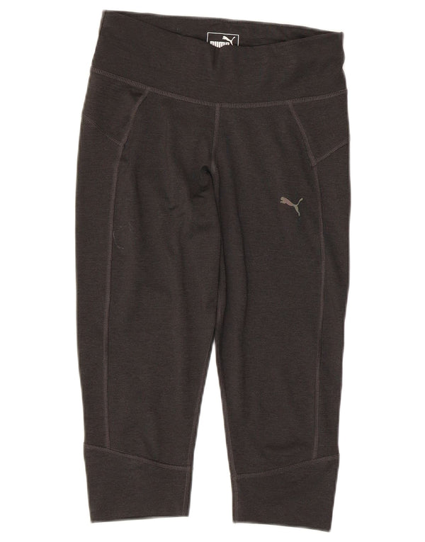 Leggings Capri da donna Puma UK 8 Small Grigio Poliestere