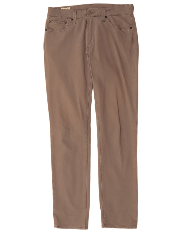 Levi's Uomo 511 Pantaloni Casual Slim W31 L32 Cotone Grigio