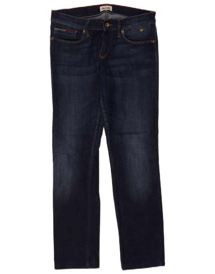 Jeans slim da donna Tommy Hilfiger W30 L29 cotone blu navy
