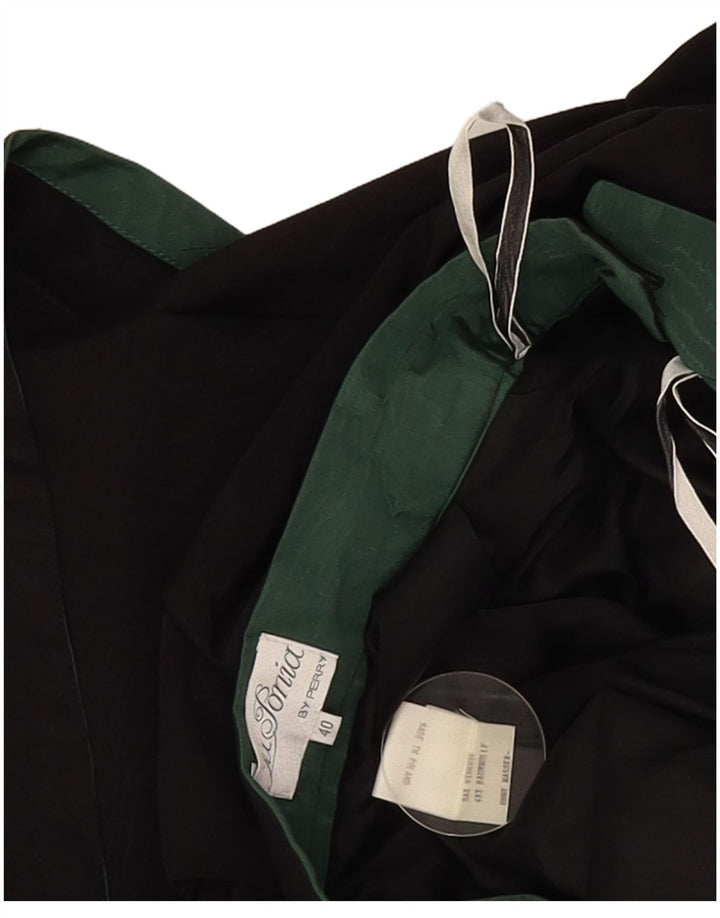 Gonna svasata a pieghe da donna Perry IT 40 Small W27 Viscosa floreale nera