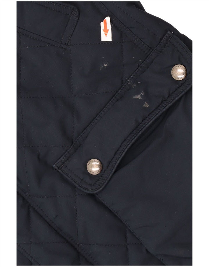 Giacca trapuntata da uomo Gant UK 40 Large in poliestere blu navy