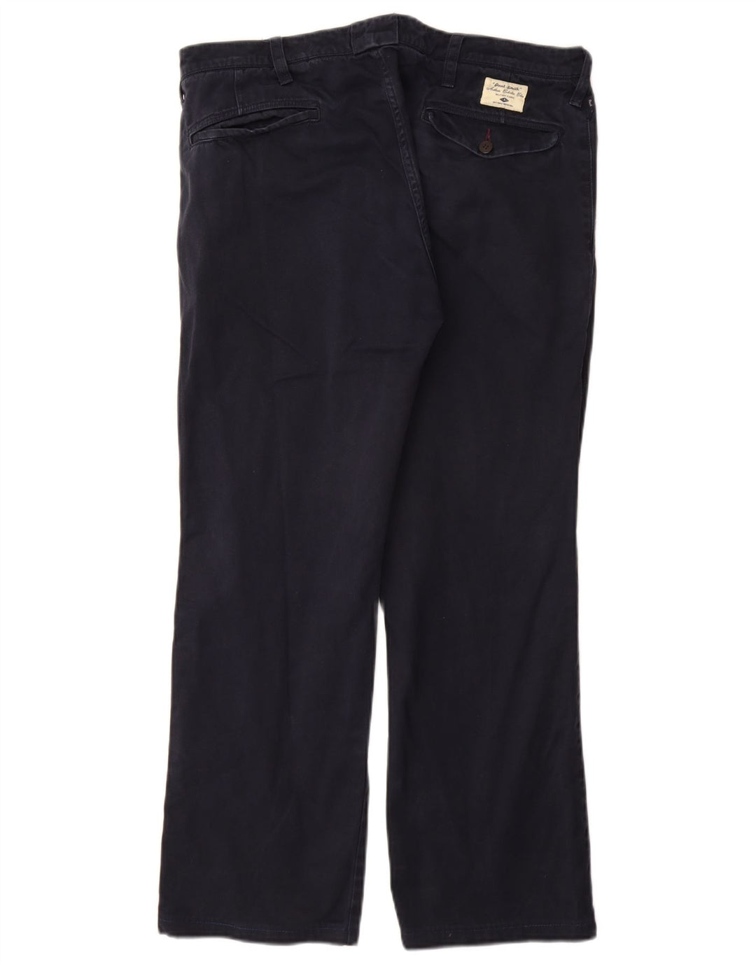 PAUL SMITH Pantaloni chino dritti da uomo W32 L28 cotone blu navy