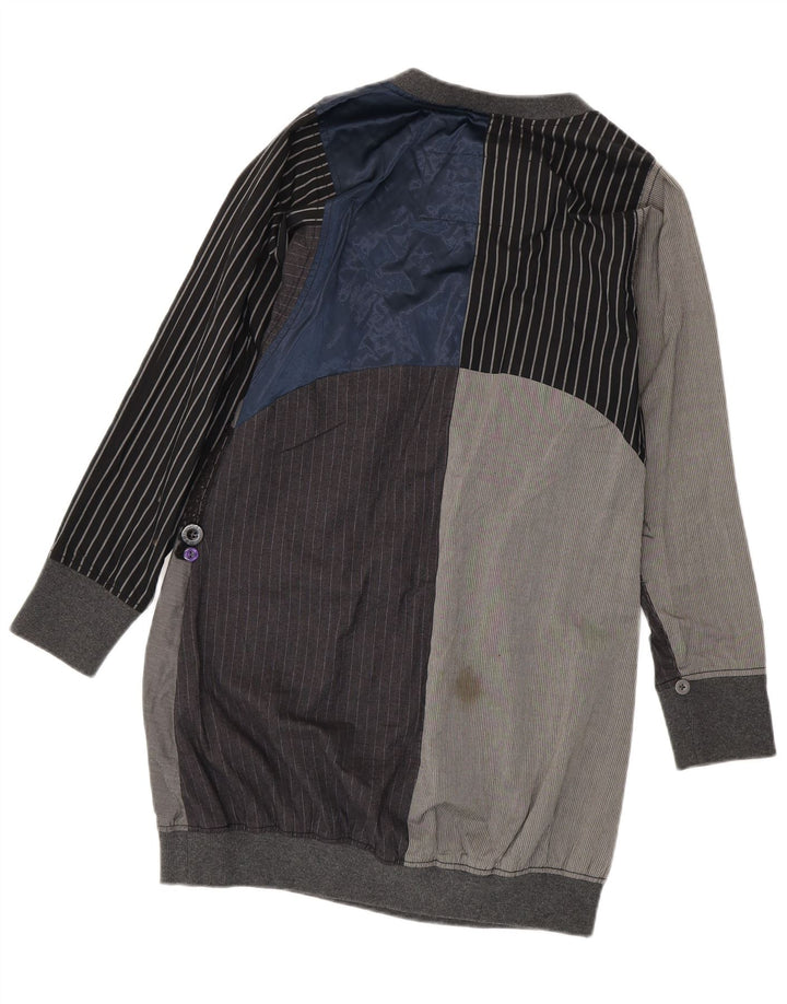 Abito a palloncino a maniche lunghe da donna Desigual EU 38 Colorblock grigio medio