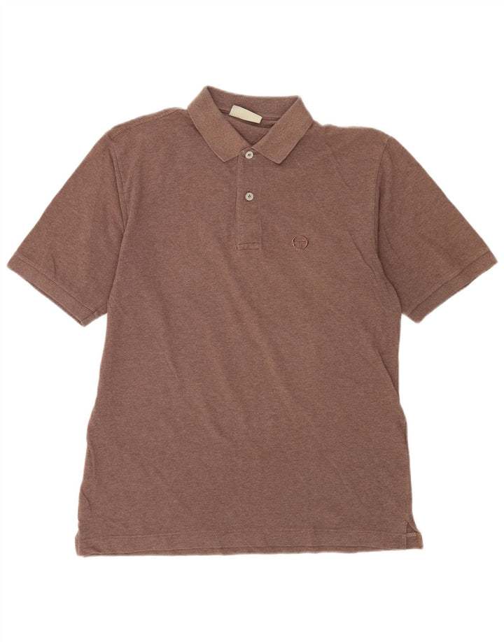 Polo Uomo Sergio Tacchini IT 50 Large Marrone Cotone