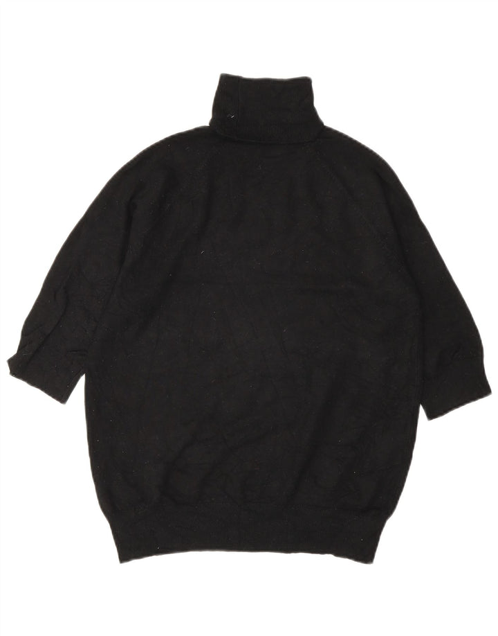 Maglione maglione collo alto da donna Zara UK 14 medio nero