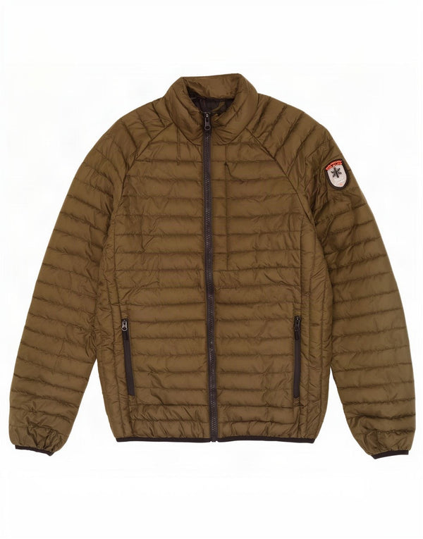 Giacca imbottita da uomo Superdry UK 38 poliestere kaki medio