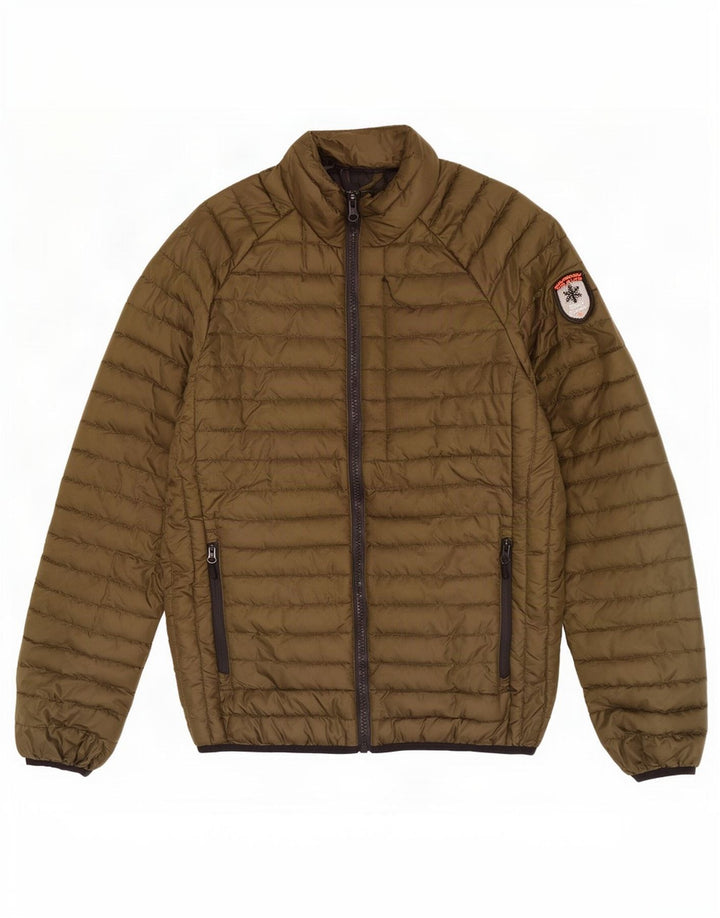 Giacca imbottita da uomo Superdry UK 38 poliestere kaki medio