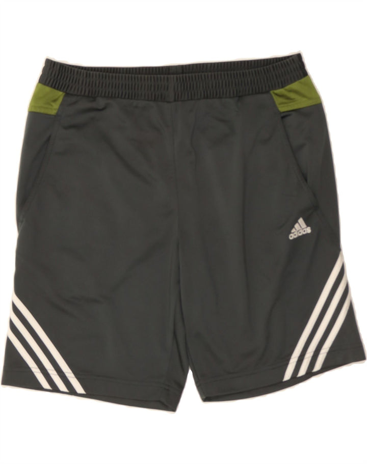 ADIDAS Mens Sport Shorts UK 38/40 Medium Khaki Colourblock Polyester Vintage Adidas and Second-Hand Adidas from Messina Hembry 