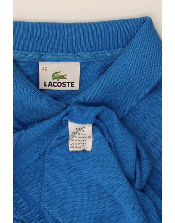 Polo da donna Lacoste taglia 46 XL in cotone blu