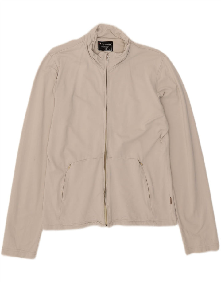 Giacca da tuta da donna Champion UK 16 grande bianco sporco