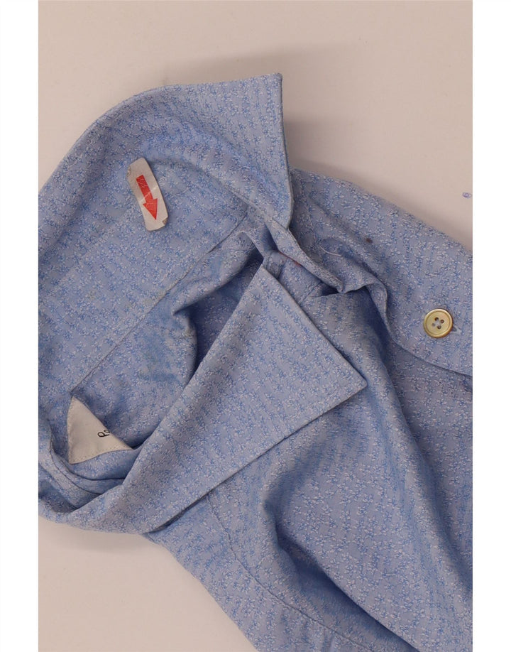 Camicia da uomo con motivo astratto Paul Smith taglia 16 grande blu