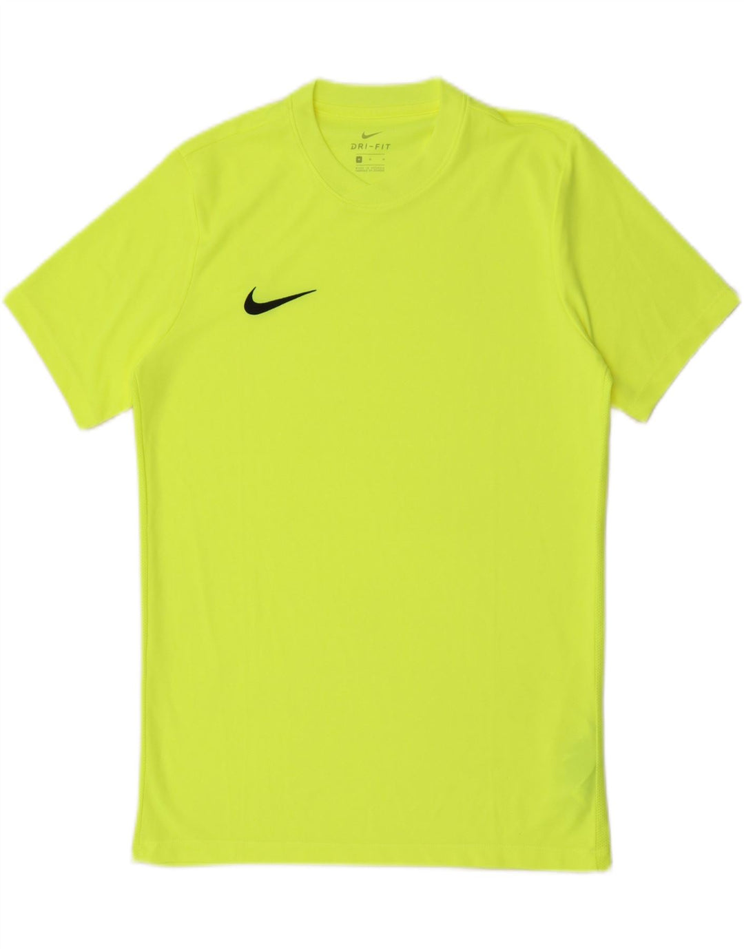 T-shirt da uomo Nike Dri Fit Top in poliestere giallo medio