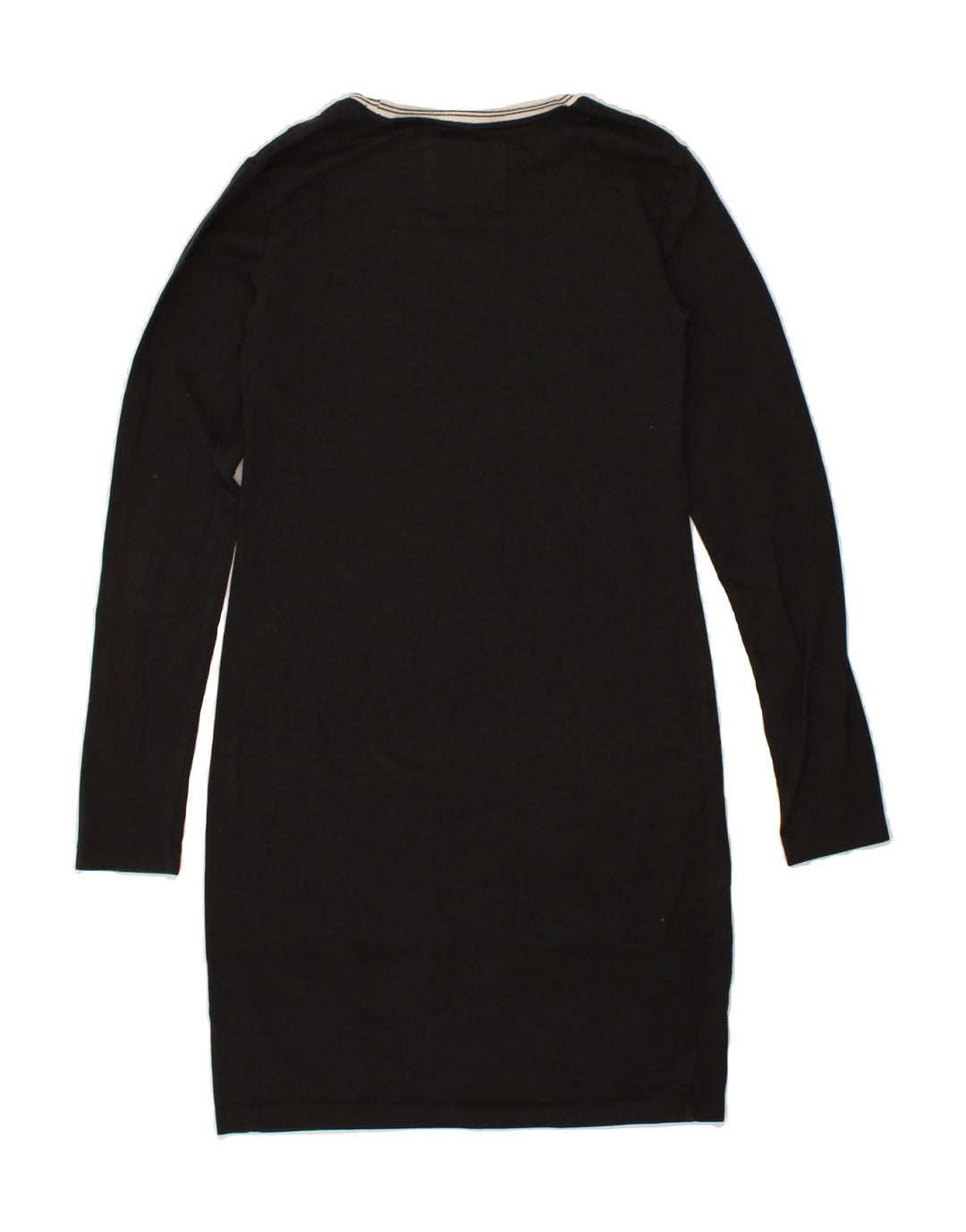 JACK WILLS Womens Long Sleeve Basic Dress UK 6 XS Black Cotton Vintage Jack Wills and Second-Hand Jack Wills from Messina Hembry 