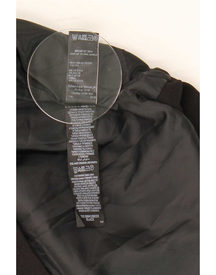 Gilet da donna Marks & Spencer UK 14 medio nero poliestere