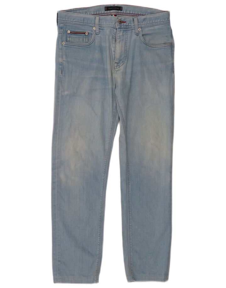 Tommy Hilfiger Uomo Bleecker Slim Jeans W31 L29 Cotone Blu