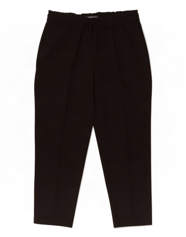 Pantaloni corti affusolati Zara da donna grandi W30 L25 poliestere nero
