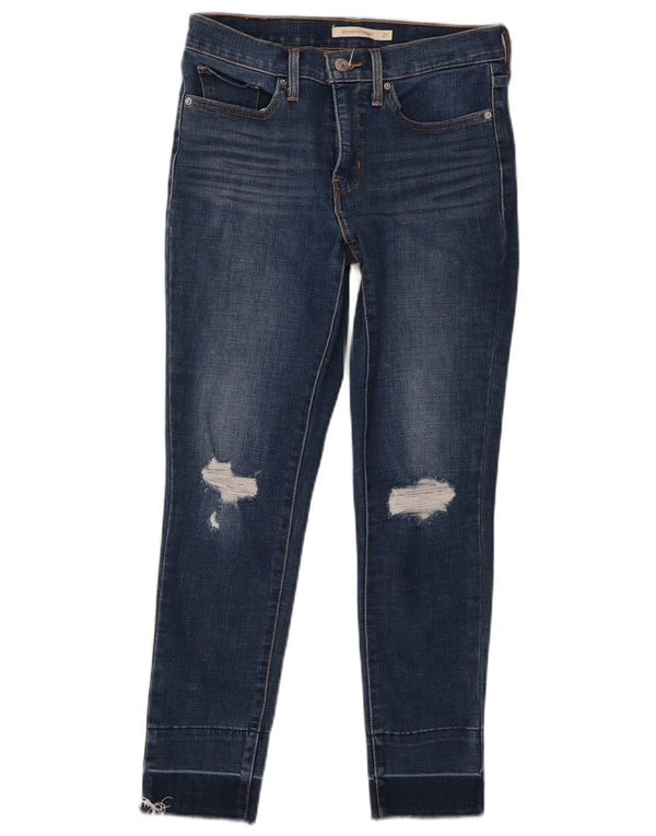 Levi's Donna 311 Jeans skinny modellanti effetto invecchiato W27 L26 Cotone blu