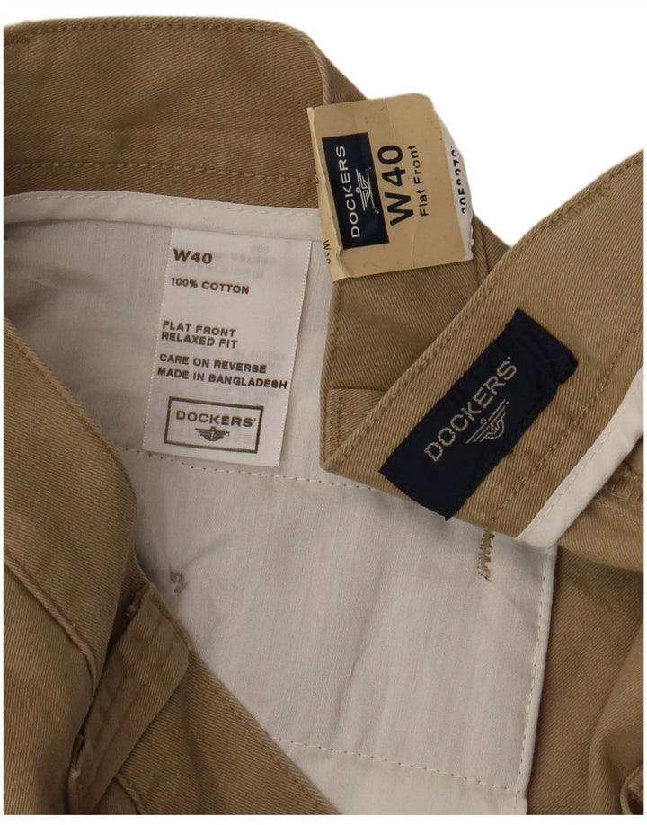 DOCKERS Pantaloncini cargo da uomo dalla vestibilità comoda W40 XL Cotone beige