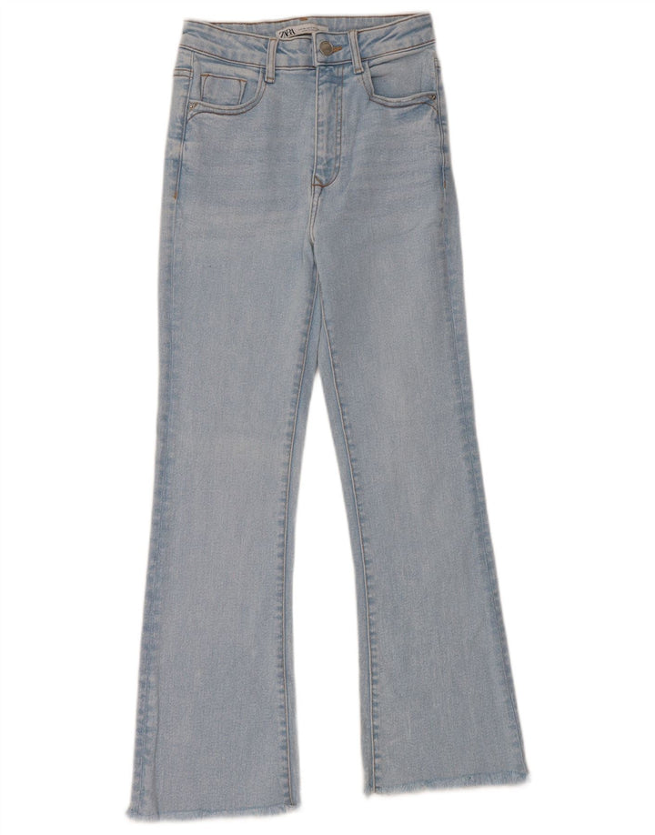 Jeans svasati da donna Zara EU 34 2XS W24 L27 Blu