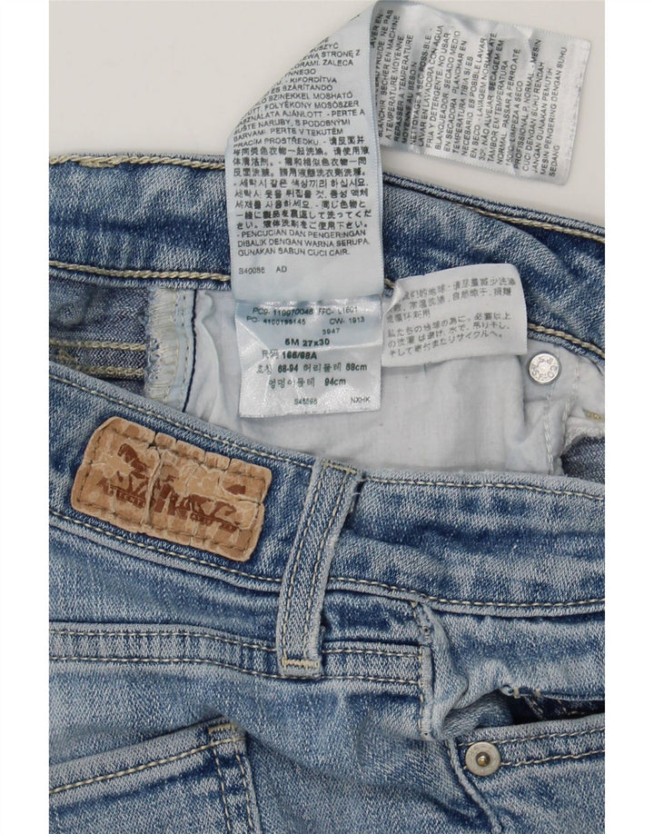 LEVI'S Womens Legging Skinny Jeans W27 L30 Blue Cotton Vintage Levi's and Second-Hand Levi's from Messina Hembry 