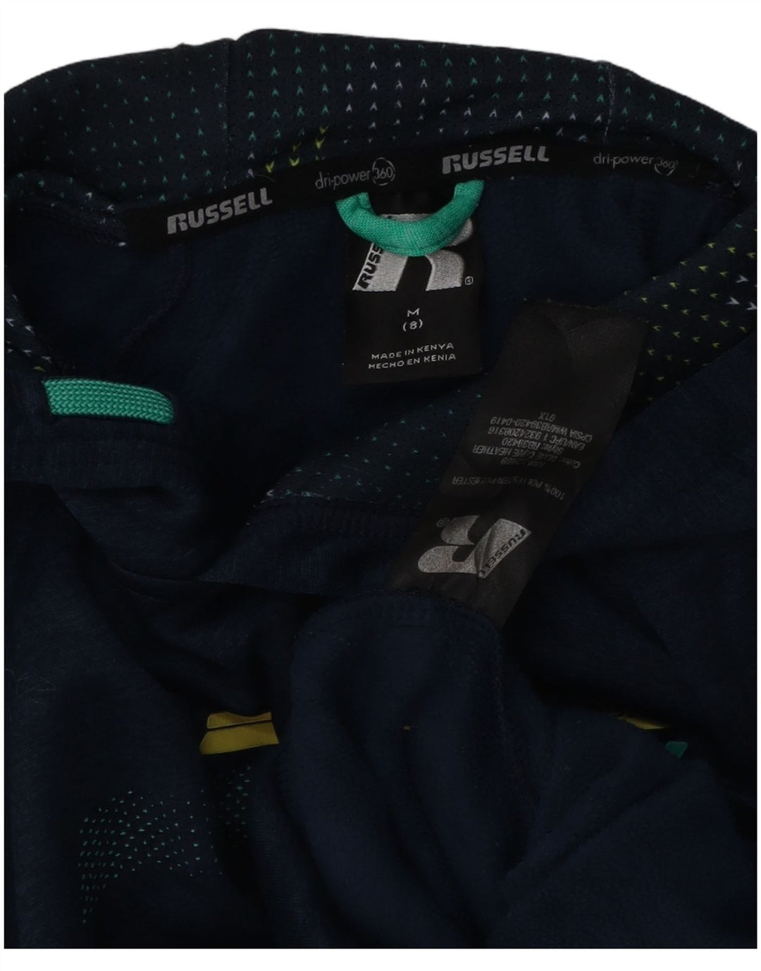 Maglione con cappuccio per ragazzi RUSSELL ATHLETIC 7-8 anni medio blu navy