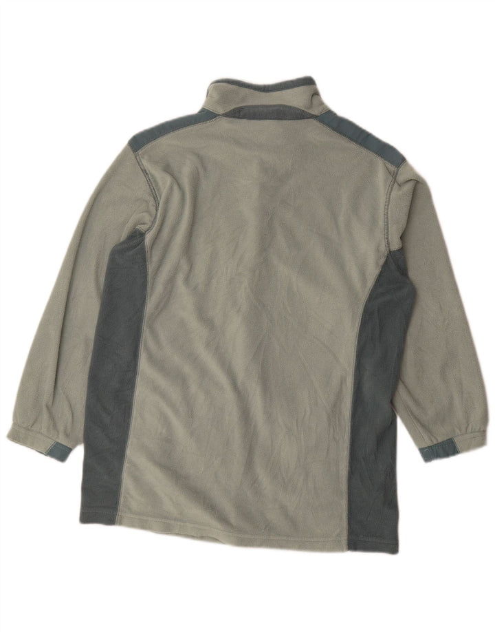 Giacca in pile da donna Columbia UK 14 Colorblock verde medio