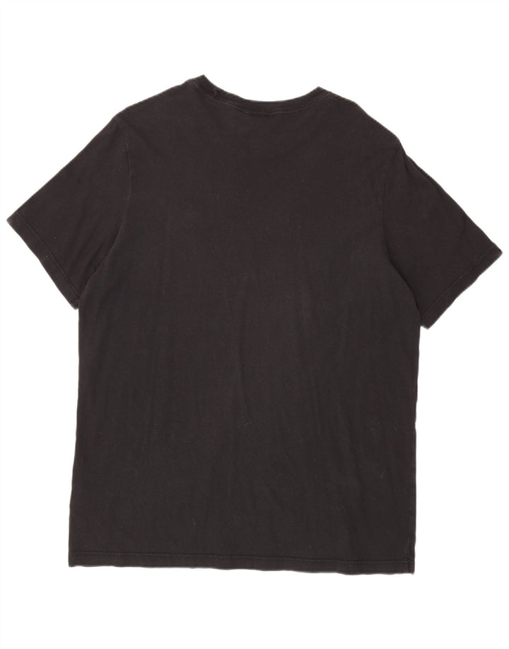 T-shirt da uomo ADIDAS Top grande in cotone nero
