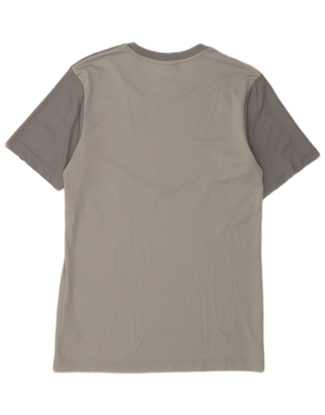 T-shirt grafica da uomo Nike Top Small in poliestere color block grigio