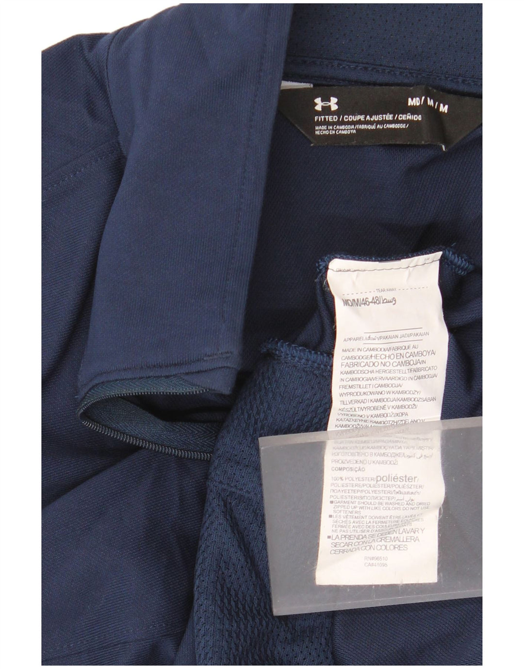 Giacca da tuta da uomo Under Armour, colore blu navy medio