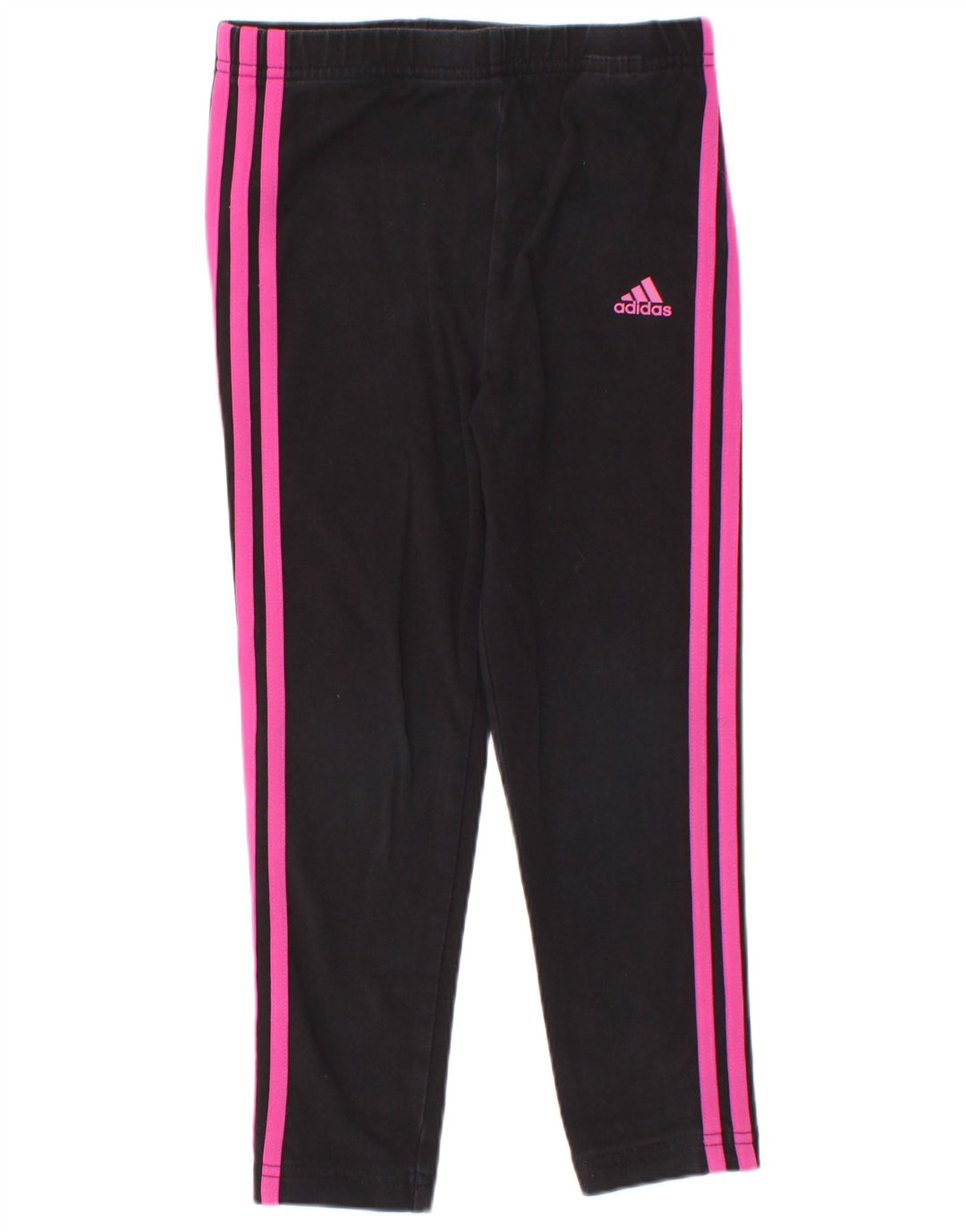 Leggings Adidas Bambina 3-4 Anni Cotone Nero