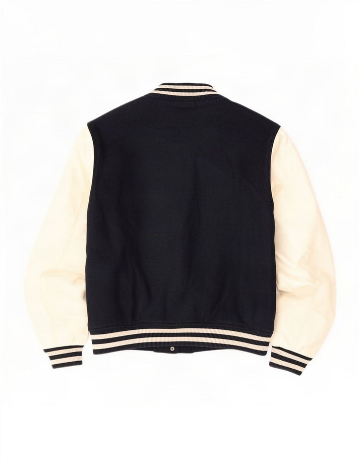 Giacca college oversize da donna Superdry UK 16 Large blu navy color block