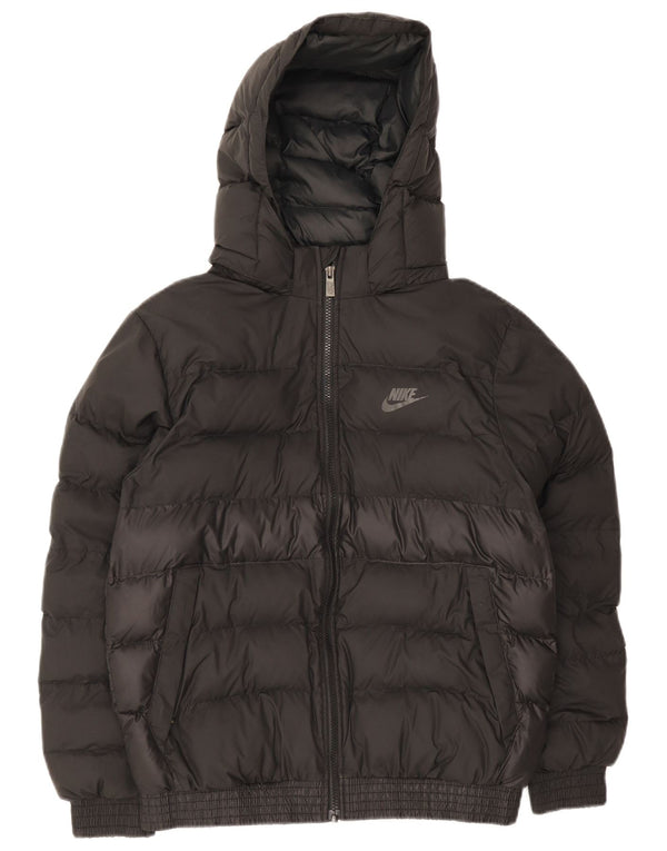 Giacca imbottita con cappuccio Nike da ragazzo 13-14 anni XL Poliestere color block nero